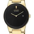 Citizen Citizen Eco-Drive Axiom AU1062-56E  — задняя крышка металл сталь корпуса японские часы