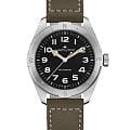 Hamilton Hamilton Khaki Field Expedition Auto H70315830  H70315830 механические мужские часы  черный циферблат, браслет кожаный — вид спереди