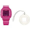 Casio Casio Baby-G BGD-10K-4DR (BGD-10K-4) baby-g японские женские часы на браслете пластик боковой вид