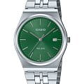 Casio Casio Collection MTP-B145D-3AVDF (MTP-B145D-3A)  MTP-B145D-3A кварцевые мужские часы  зеленый циферблат, браслет нержавеющая сталь — вид спереди