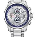Citizen Citizen Chronograph AN3690-56B  AN3690-56B кварцевые мужские часы  антрацитовый циферблат, браслет нержавеющая сталь — вид спереди