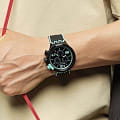 Swatch Swatch Big Bold Chrono Pay! SB02B100-5300 кварцевые мужские часы часы, крупный план черный циферблат