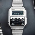 Casio Casio Vintage CA-500WE-7B мужские часы  циферблат на запястье