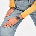 Оригинальные часы Swatch Swatch New Gent Biosourced SO29K703 кварцевые калибр механизма  общий вид