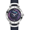 Salvatore Ferragamo Salvatore Ferragamo Signature SFDM00418  SFDM00418 кварцевые женские часы  перламутровый циферблат, браслет кожаный — вид спереди