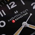 Hamilton Hamilton Khaki Field Expedition Auto H70315931 механические мужские часы часы, крупный план черный циферблат