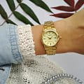 Casio Casio Collection LTP-V002G-9A ltp японские женские часы на браслете нержавеющая сталь с ip-покрытием боковой вид