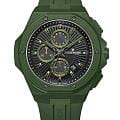Jacques Philippe Jacques Philippe Militia JPQGC51X41X  JPQGC51X41X кварцевые мужские часы  черный циферблат, браслет силикон — вид спереди