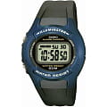 Casio Casio Illuminator W-43H-1A  W-43H-1A кварцевые мужские часы  серый циферблат, браслет  — вид спереди