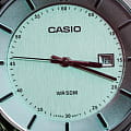 Casio Casio Collection MTP-E605D-7E мужские часы зеленый циферблат на запястье