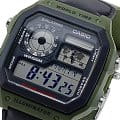 Casio Casio Collection AE-1200WHB-3BVDF (AE-1200WHB-3B)  наручные мужские часы фото под углом.