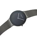Obaku Obaku Ultra Slim V307GXUUMU  датские мужские часы на браслете нержавеющая сталь с ip-покрытием боковой вид
