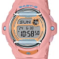 Casio Casio Baby-G BG-169PB-4  BG-169PB-4 кварцевые женские часы  оранжевый циферблат, браслет пластик — вид спереди