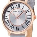 Anne Klein Anne Klein Leather 3836RGGY американские наручные женские часы заводная головка с логотипом Anne Klein