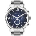 Lee Cooper Lee Cooper LC07672.390  LC07672.390 кварцевые мужские часы  синий циферблат, браслет нержавеющая сталь — вид спереди
