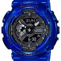 Casio Casio Baby-G BA-110CR-2A  BA-110CR-2A кварцевые женские часы  черный циферблат, браслет пластик — вид спереди