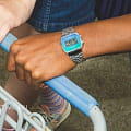 Casio Casio Vintage A-168WER-2A  наручные мужские часы фото под углом.