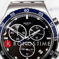 Swatch Swatch I New Chrono YVS507G gent швейцарские женские часы на браслете нержавеющая сталь боковой вид
