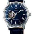 Orient Orient Classic Automatic AG00004D  AG00004D механические мужские часы  синий циферблат, браслет кожаный — вид спереди