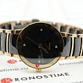 Оригинальные часы Rado Rado Centrix Diamonds R30555712 кварцевые калибр механизма eta 956.112 общий вид