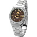 Orient Orient EM0B01FT (FEM0B01FT)  FEM0B01FT механические мужские часы  коричневый циферблат, браслет  — вид спереди