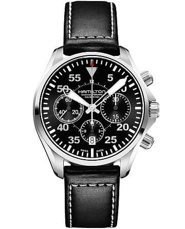 Hamilton Khaki Aviation Pilot Pioneer Auto Chrono H64666735