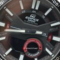 Casio Casio Edifice EFV-C100L-1AVDF (EFV-C100L-1A) кварцевые мужские часы часы, крупный план черный циферблат