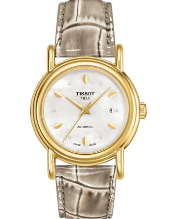 Tissot Carson Automatic Lady 18K Gold T907.007.16.106.00