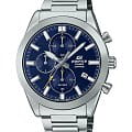Casio Casio Edifice EFB-710D-2AVUDF (EFB-710D-2A)  EFB-710D-2A кварцевые мужские часы  синий циферблат, браслет нержавеющая сталь — вид спереди