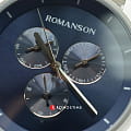 Romanson Romanson TM8A22FMW(BU)  корейские мужские часы на браслете 18-каратное желтое золото боковой вид