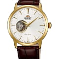 Orient Orient Automatic AG02002W  AG02002W механические мужские часы  белый циферблат, браслет кожаный — вид спереди