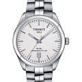 Tissot Tissot PR 100 Powermatic 80 T101.407.11.031.00 PR 100 T1014071103100 механические мужские часы  белый циферблат, браслет нержавеющая сталь — вид спереди