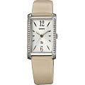 Orient Orient QCBG006W (FQCBG006W)  FQCBG006W  женские часы  белый циферблат, браслет кожа + текстиль — вид спереди