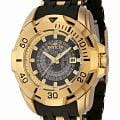 Invicta Invicta Sea Spider IN44129  IN44129 кварцевые мужские часы  цветной циферблат, браслет полиуретан + нержавеющая сталь с ip покрытием — вид спереди