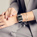 Casio Casio Vintage A100WEF-1ADF  наручные мужские часы фото под углом.