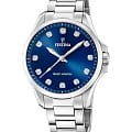 Festina Festina Classics F20654/4  F20654/4 кварцевые женские часы  синий циферблат, браслет нержавеющая сталь 316l — вид спереди