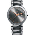 Rado Rado Centrix R30928132  R30928132 кварцевые женские часы  серебристый циферблат, браслет сталь + керамические вставки — вид спереди