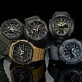 Casio Casio G-Shock GA-2100SU-1A электронные мужские часы часы, крупный план черный циферблат