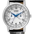 Citizen Citizen Eco-Drive AO9000-06B  AO9000-06B кварцевые мужские часы  белый циферблат, браслет кожаный — вид спереди