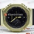  Casio Casio G-Shock GM-2100G-1A9DR (GM-2100G-1A9) на белом фоне — вид анфас
