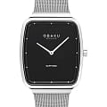 Obaku Obaku Ultra Slim V267GXCBMC  V267GXCBMC кварцевые мужские часы  черный циферблат, браслет нержавеющая сталь — вид спереди