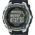 Casio Casio Radio Controlled WV-200R-3AEF  WV-200R-3AEF электронные мужские часы  черный циферблат, браслет полимер — вид спереди