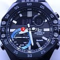 Casio Casio Edifice ECB-10PB-1ADF (ECB-10PB-1AEF) edifice японские мужские часы на браслете полимер боковой вид