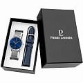 Pierre Lannier Pierre Lannier Echo 370H168 кварцевые мужские часы часы, крупный план синий циферблат