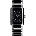 Rado Rado Integral R20613162  R20613162 кварцевые женские часы  черный циферблат, браслет сталь + керамические вставки — вид спереди