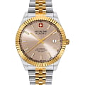 Swiss Military Hanowa Swiss Military Hanowa Diligenter SMWGL0002160  SMWGL0002160 механические мужские часы  бежевый циферблат, браслет нержавеющая сталь с ip-покрытием — вид спереди