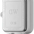 Daniel Wellington Daniel Wellington Quadro Mini Lumine Bezel Silver DW00100732  наручные женские часы фото под углом.