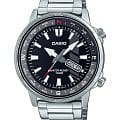 Casio Casio MTD-130D-1A  MTD-130D-1A кварцевые мужские часы  черный циферблат, браслет нержавеющая сталь — вид спереди