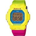 Casio Casio Baby-G BG-5607-9E  BG-5607-9E кварцевые женские часы  розовый циферблат, браслет  — вид спереди
