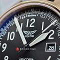Оригинальные часы Aviator Aviator Airacobra V.1.38.2.322.4 кварцевые калибр механизма ronda 6003d общий вид